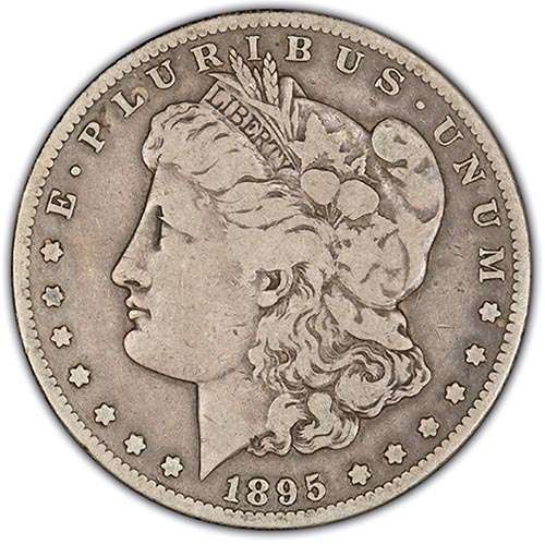 VG10 Very Good Morgan dollar grade example