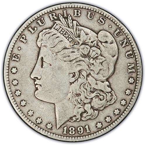 VF20 Very Fine Morgan dollar grade example