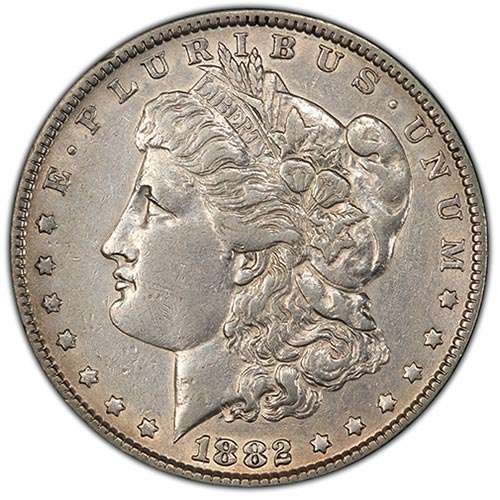 EF45 Extremely Fine Morgan dollar grade example