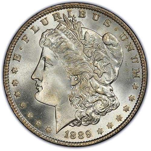 MS68 Superb Gem Mint State Morgan dollar grade example
